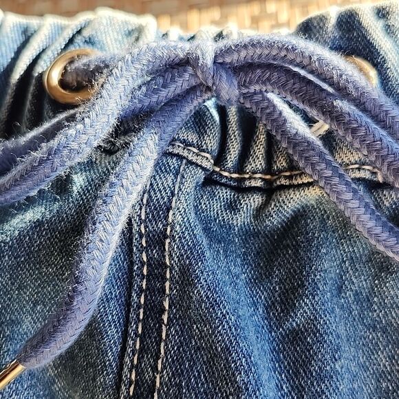 White Birch elastic & drawstring waistband, 95% cotton denim jeans, 1XL - Picture 7 of 7